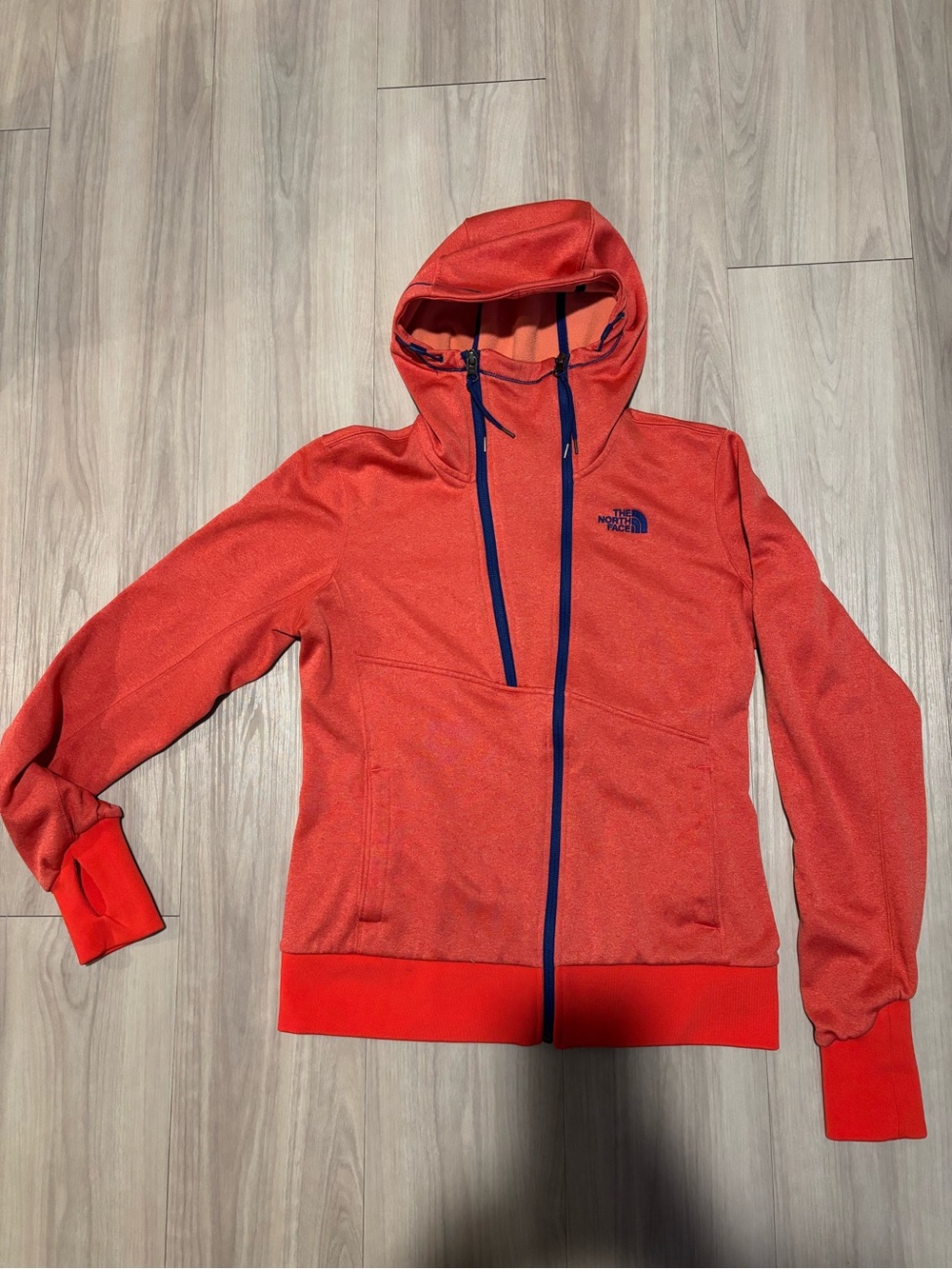 The North Face Women’s Red Hooded Jacket sweatshirt small